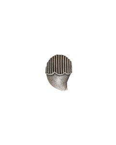 MK EMBOSSED MANGO SHAPED 925 SILVER NOSE PIN
