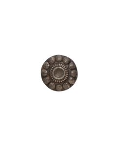 MK EMBOSSED SUN PLANET 925 SILVER NOSE PIN