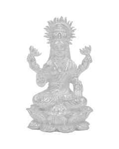 MK 925 SILVER KAMAL LAKSHMI SOLID IDOL